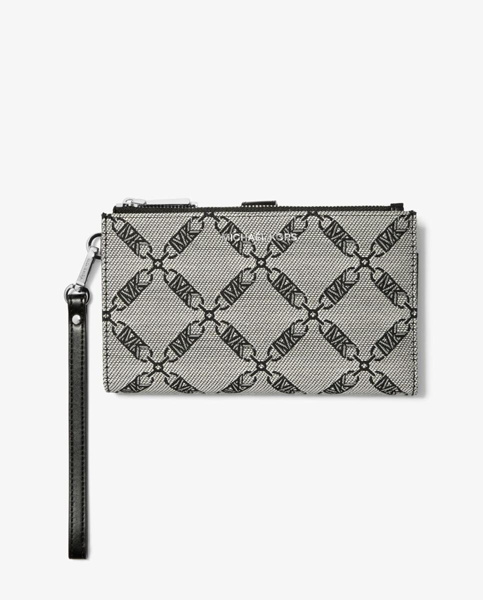 

Маленький черный женский кошелек с логотипами Michael Michael Kors, черный