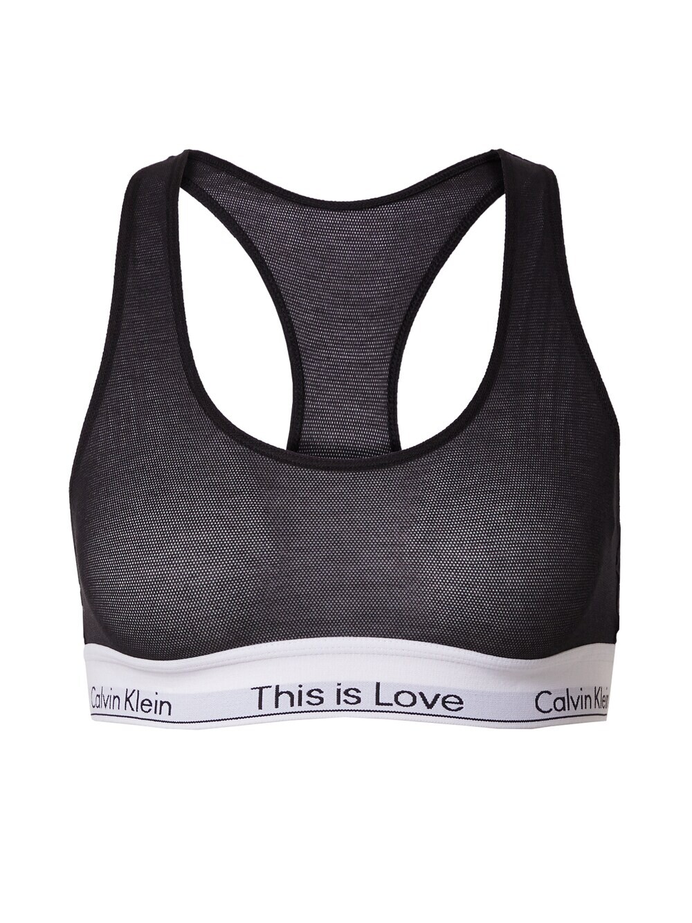 

Бюстгальтер без косточек Calvin Klein, черный