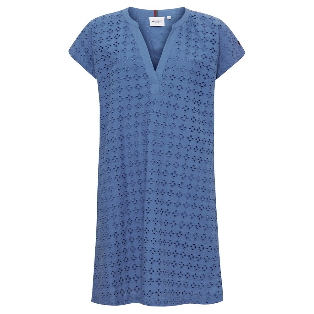 

Платье миди Redgreen Dot Short Sleeve, синий