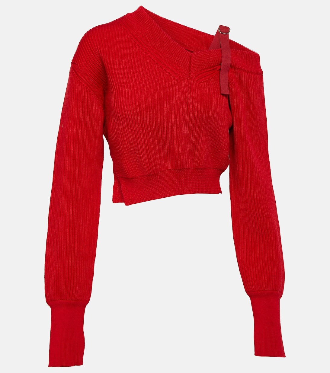 

Свитер La Maille Seville из смесовой шерсти JACQUEMUS, красный