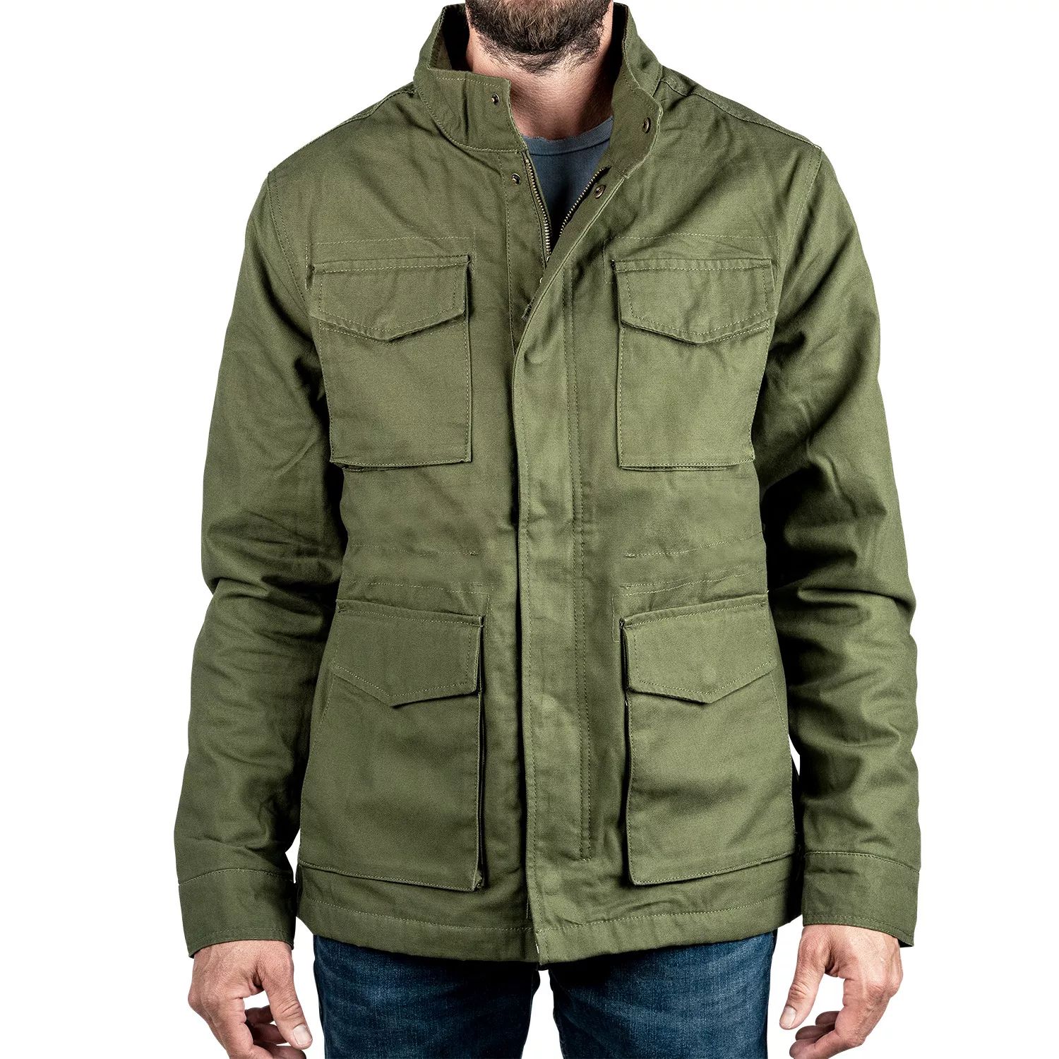 Мужская парусиновая куртка на флисовой подкладке Sonoma Goods For Life, зеленый