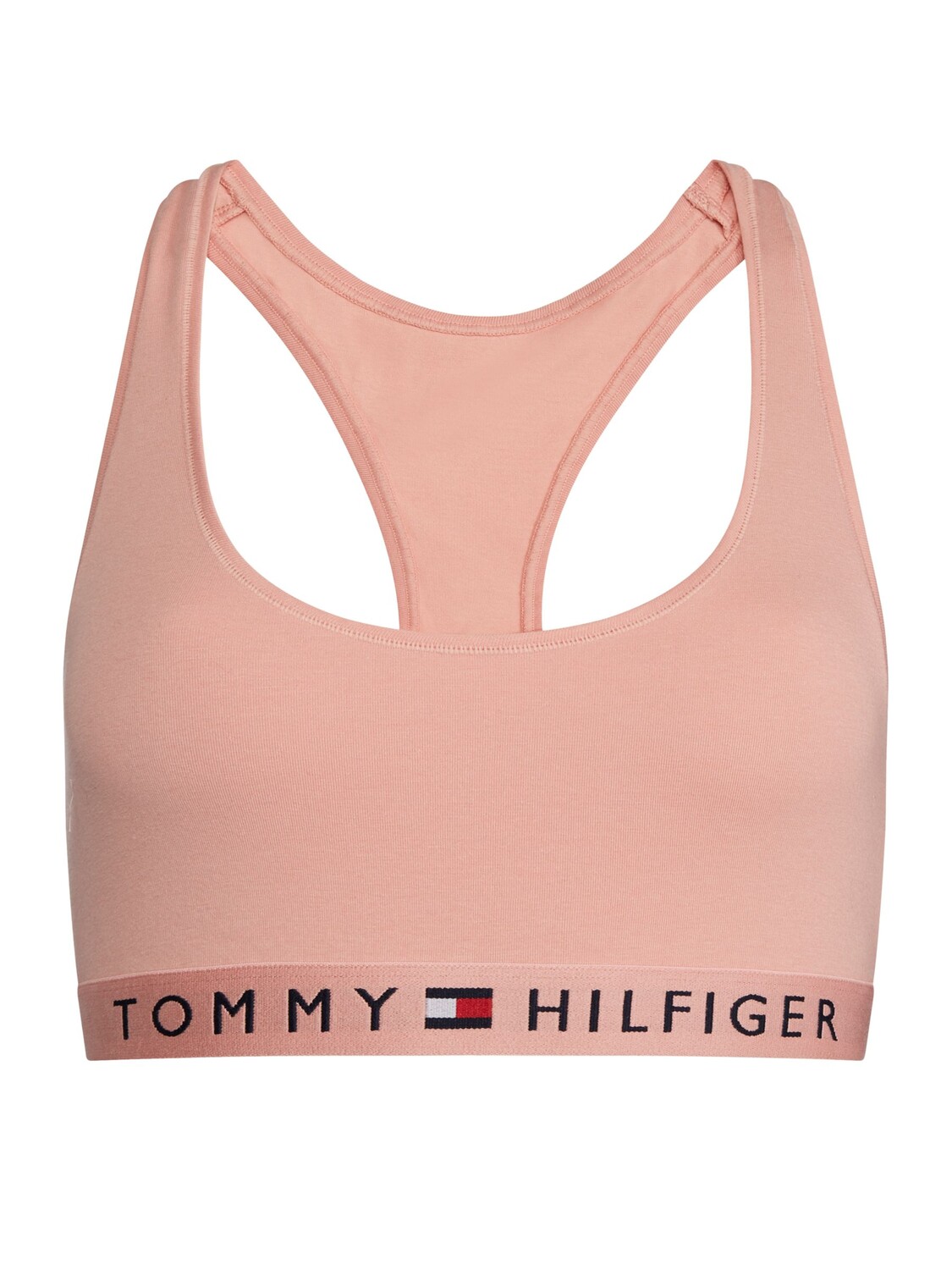 

Бюстгальтер без косточек Tommy Hilfiger Racerback, оттенок Rose Tan