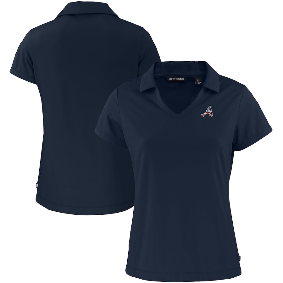 

Поло с коротким рукавом Cutter & Buck Atlanta Braves, нави