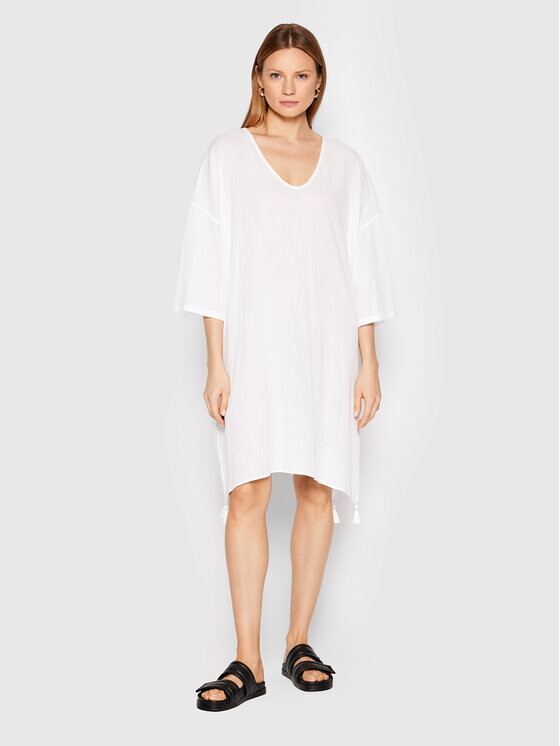 

Летнее платье оверсайз Max Mara Beachwear, белый