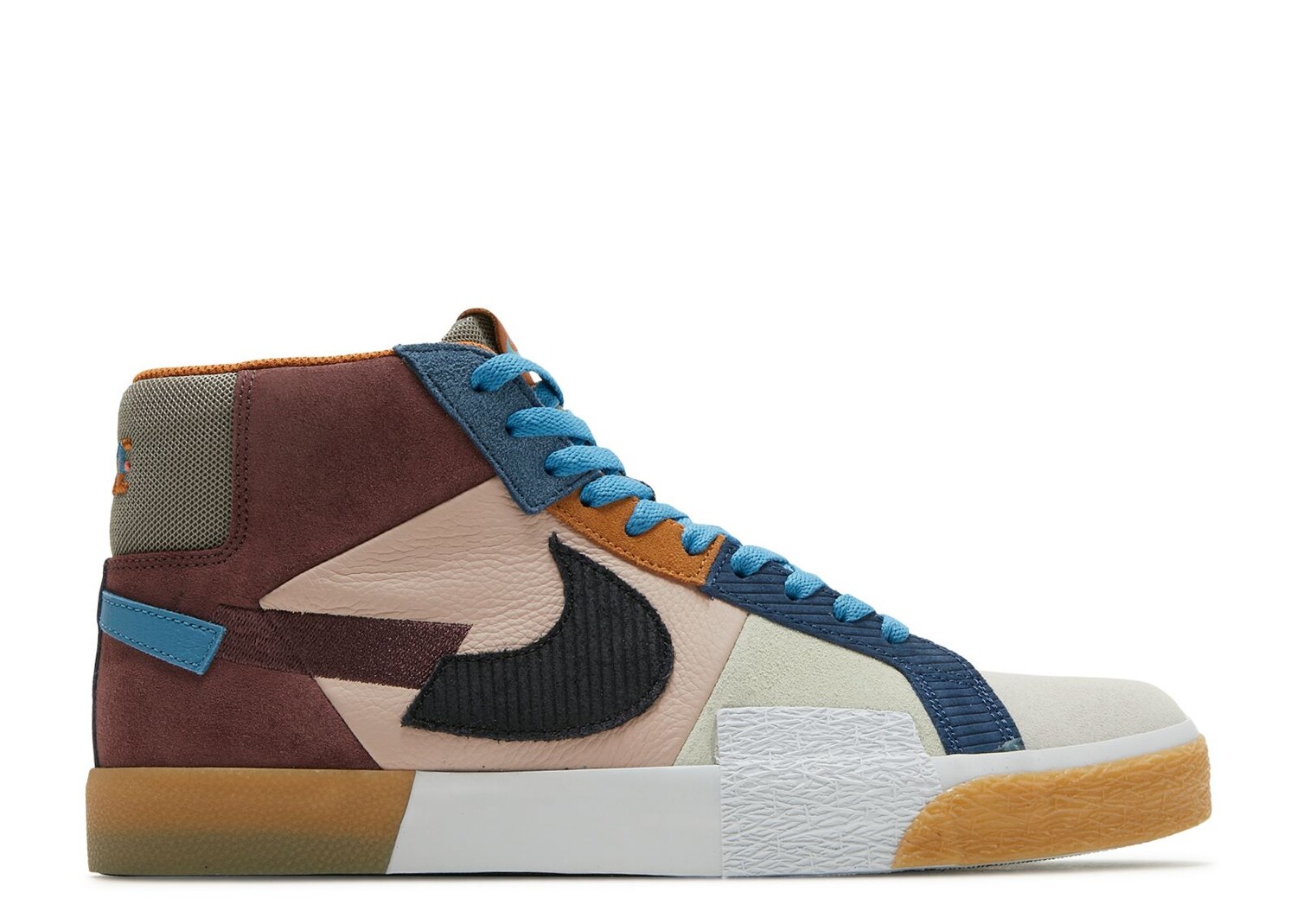 

Кроссовки Nike Zoom Blazer Mid Premium Sb 'Mosaic Pack - Dark Wine', разноцветный