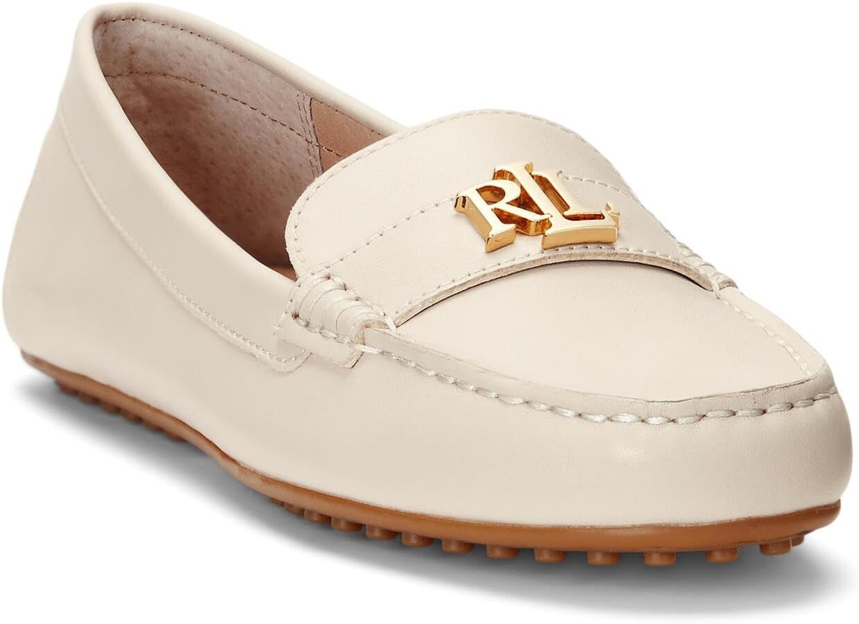 

Лоферы Barnsbury Nappa Leather Driver LAUREN Ralph Lauren, цвет Explorer Sand