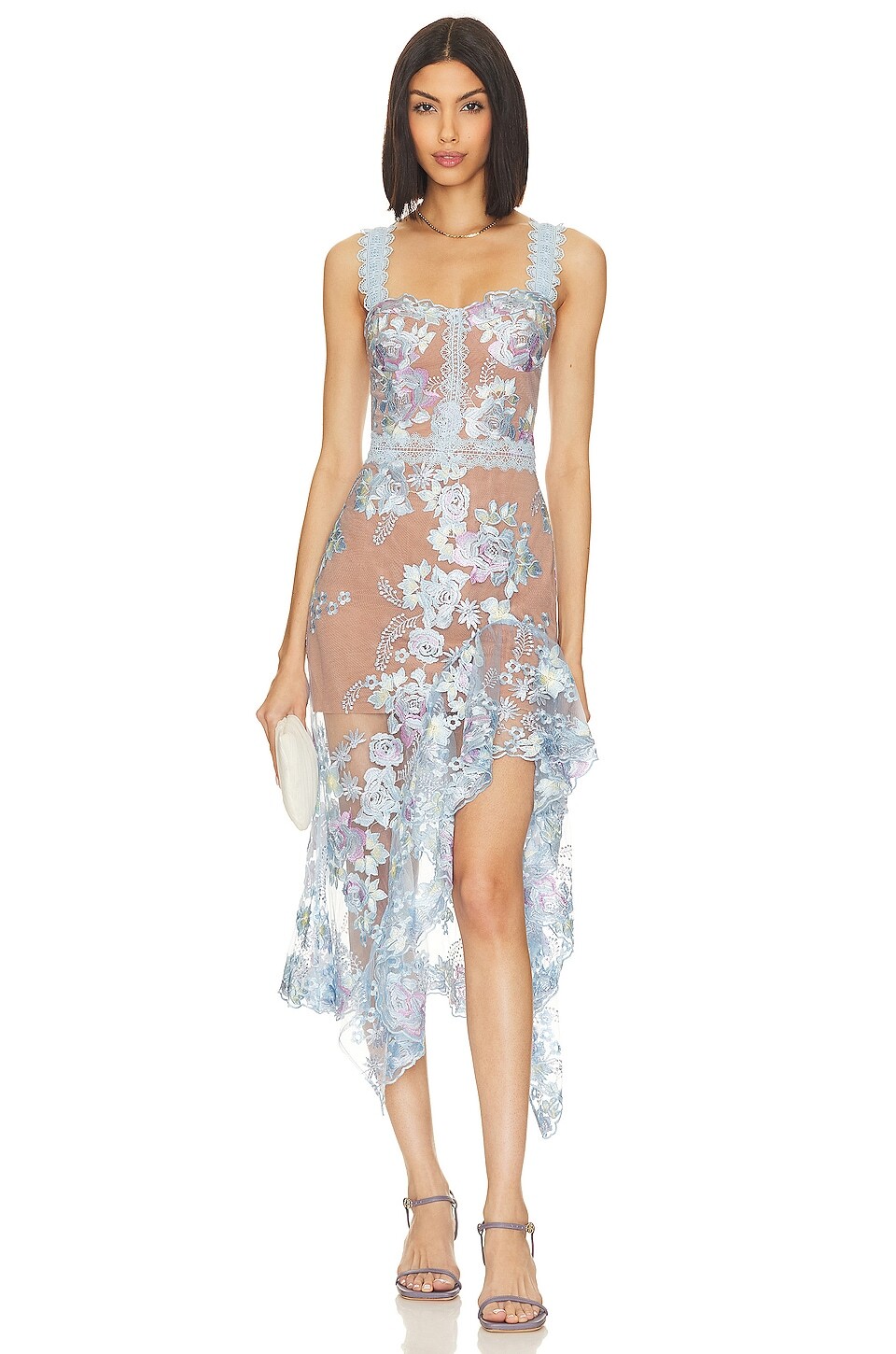 

Платье миди Bronx and Banco x REVOLVE Eva, цвет Powder Blue