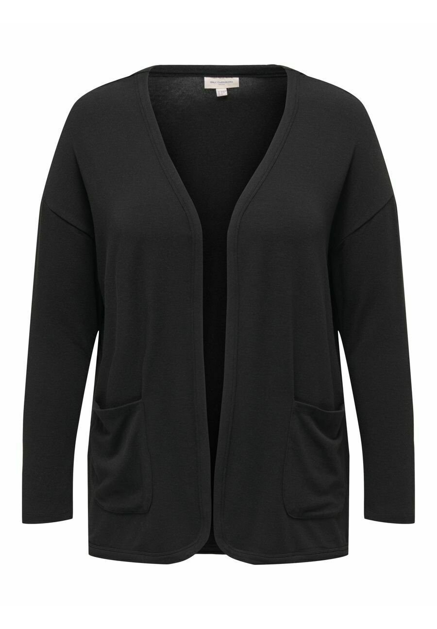 

Кардиган ONLY Carmakoma EINFARBIGER CURVY, черный