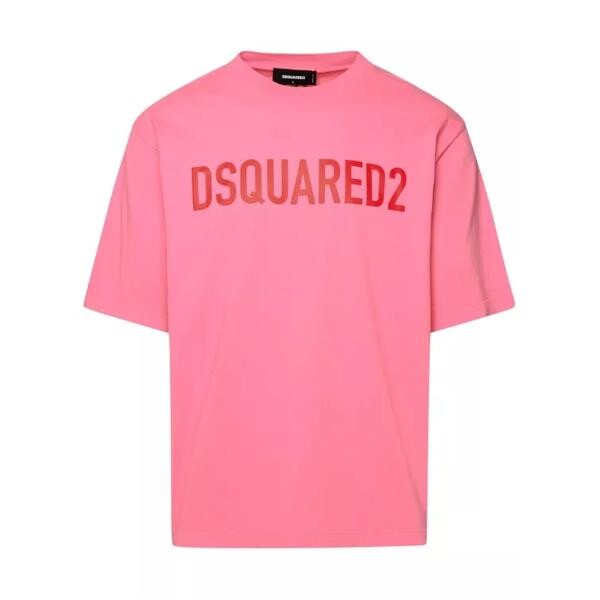 

Футболка cotton t-shirt Dsquared2, розовый