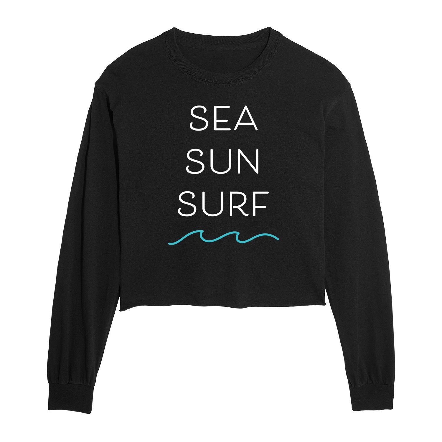 

Укороченная футболка с рисунком Sea Sun Surf для юниоров Licensed Character
