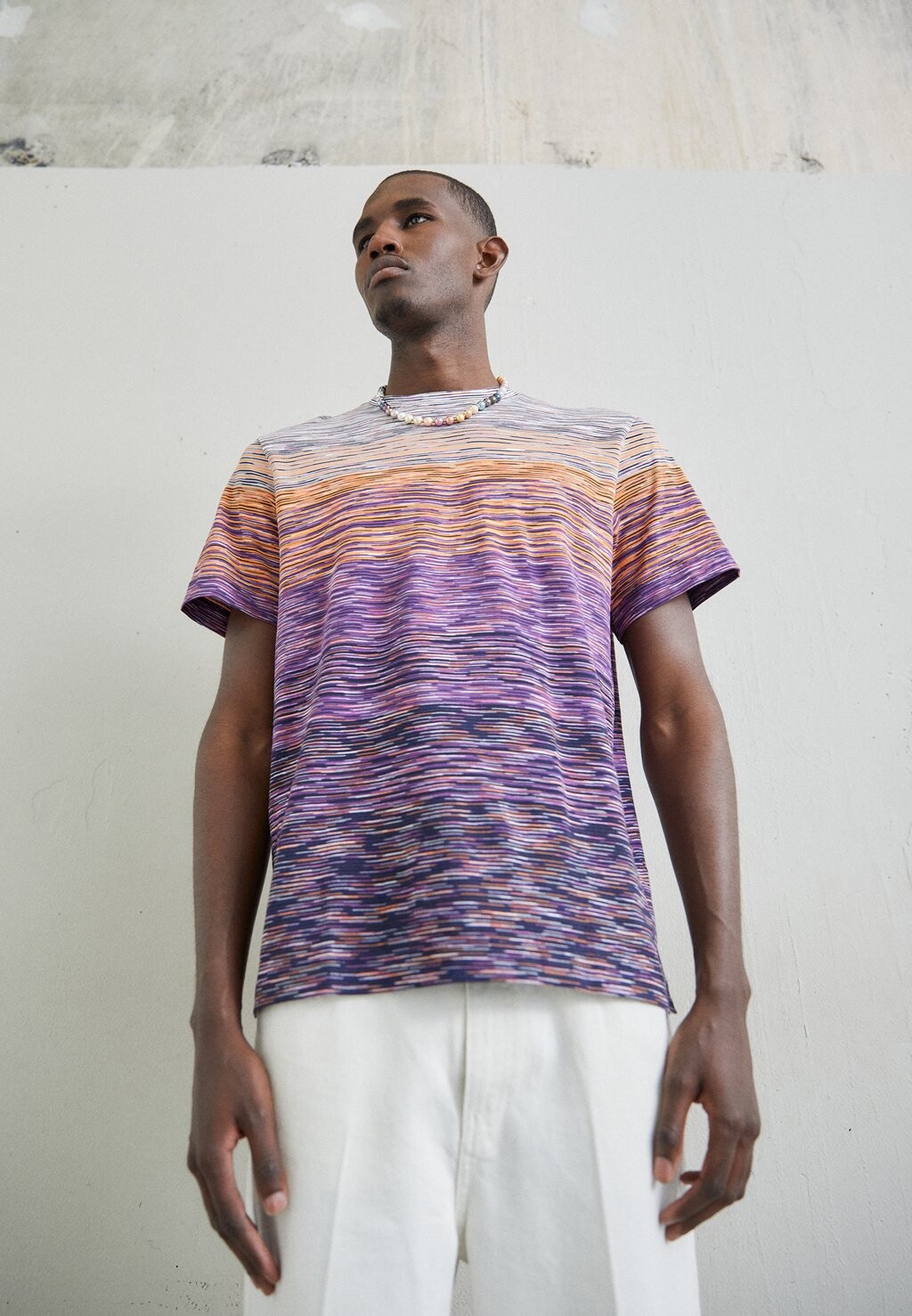 

Футболка с принтом Missoni, мультиколор, Серый