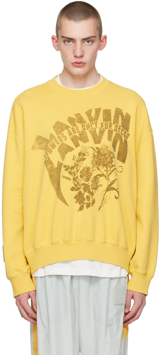 

Желтый свитшот Future Edition Lanvin