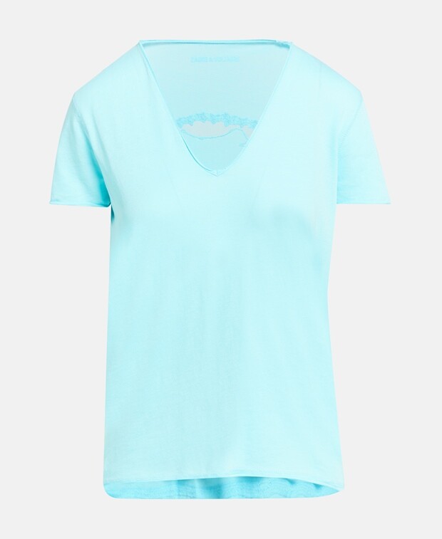 

Футболка Zadig&Voltaire, лазурный синий