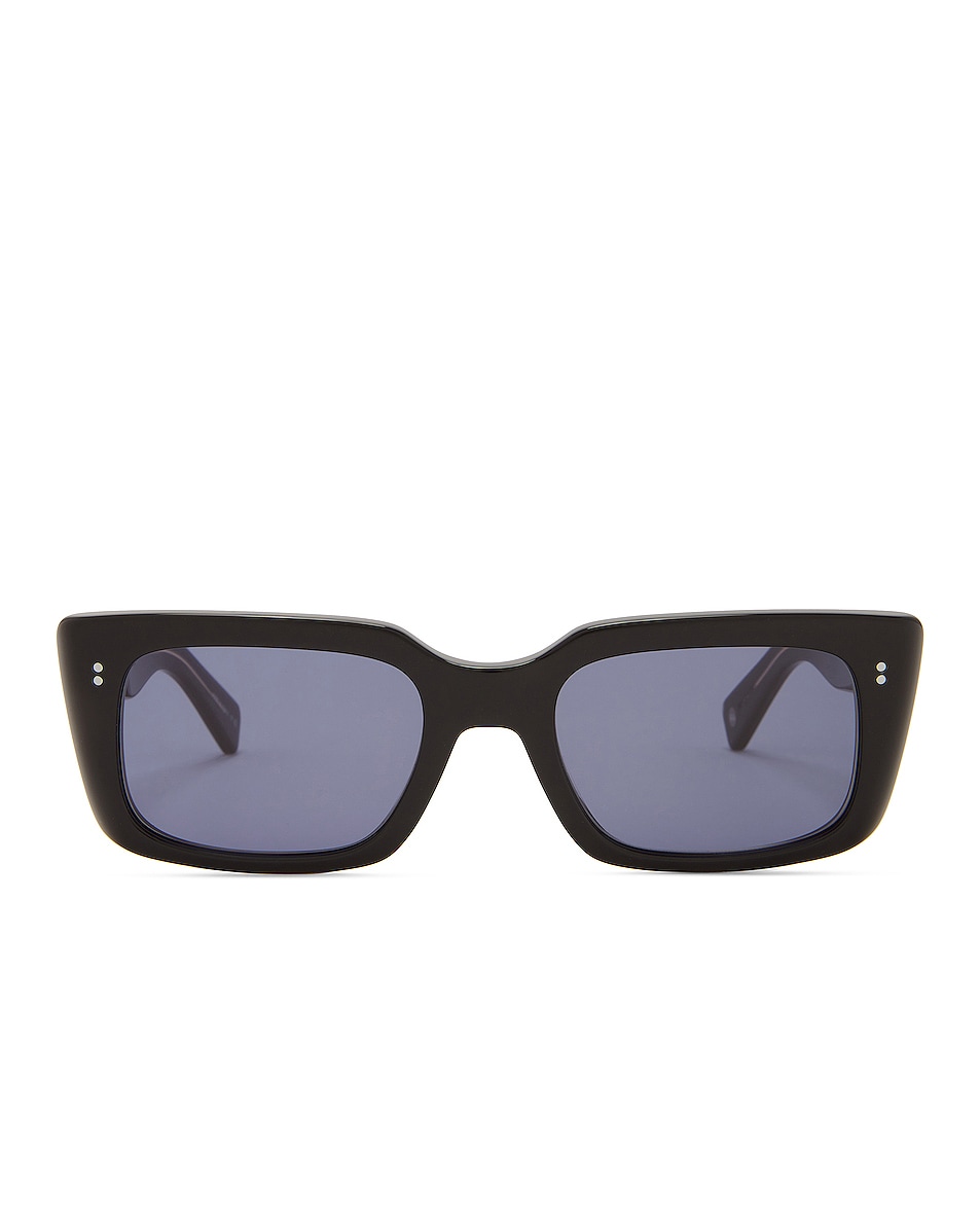 Солнцезащитные очки Garrett Leight Gl 3030, цвет Black & Navy цена и фото