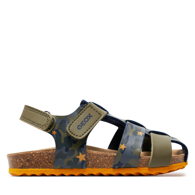 

Сандалии Geox B Sandal Chalki Boy B452QA 00454 C3375 S Sage/Ochreyellow, зеленый