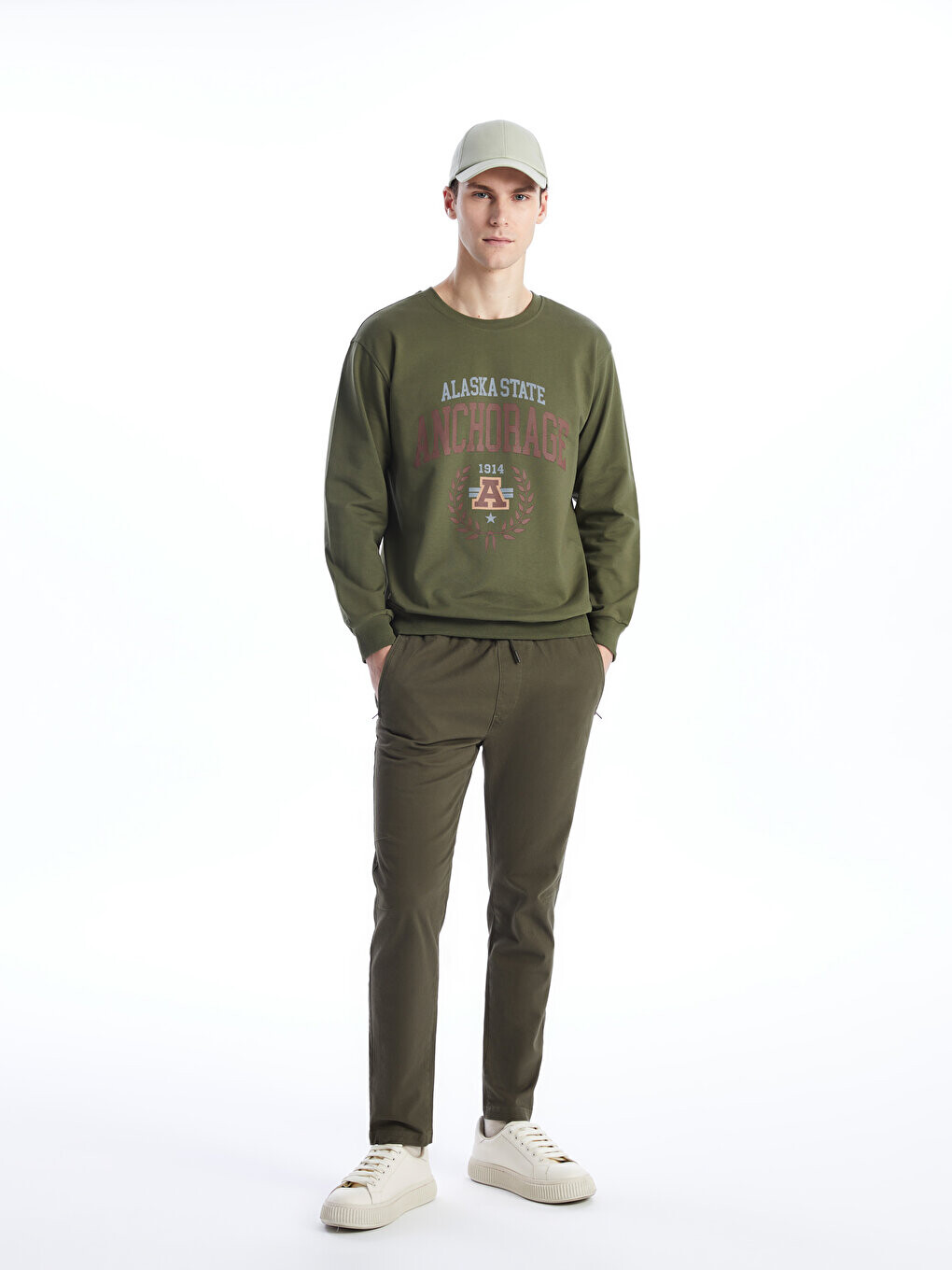 

Стандартные мужские брюки Mold LCW Casual, хаки