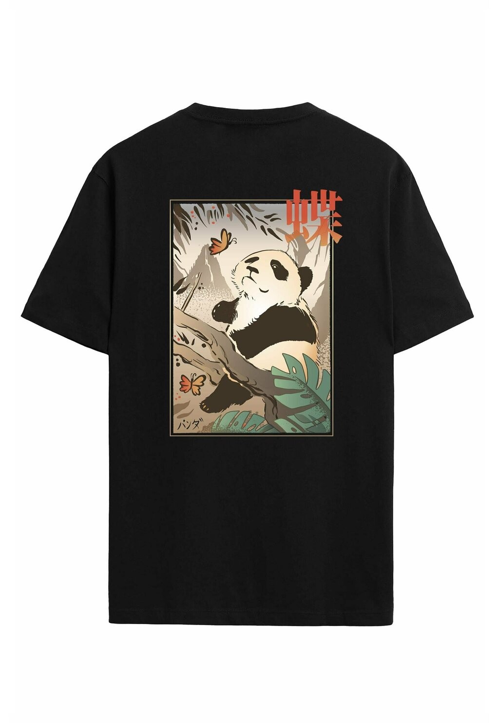 

Футболка с принтом UNISEX JAPANESE PANDA Brz Collection, цвет black