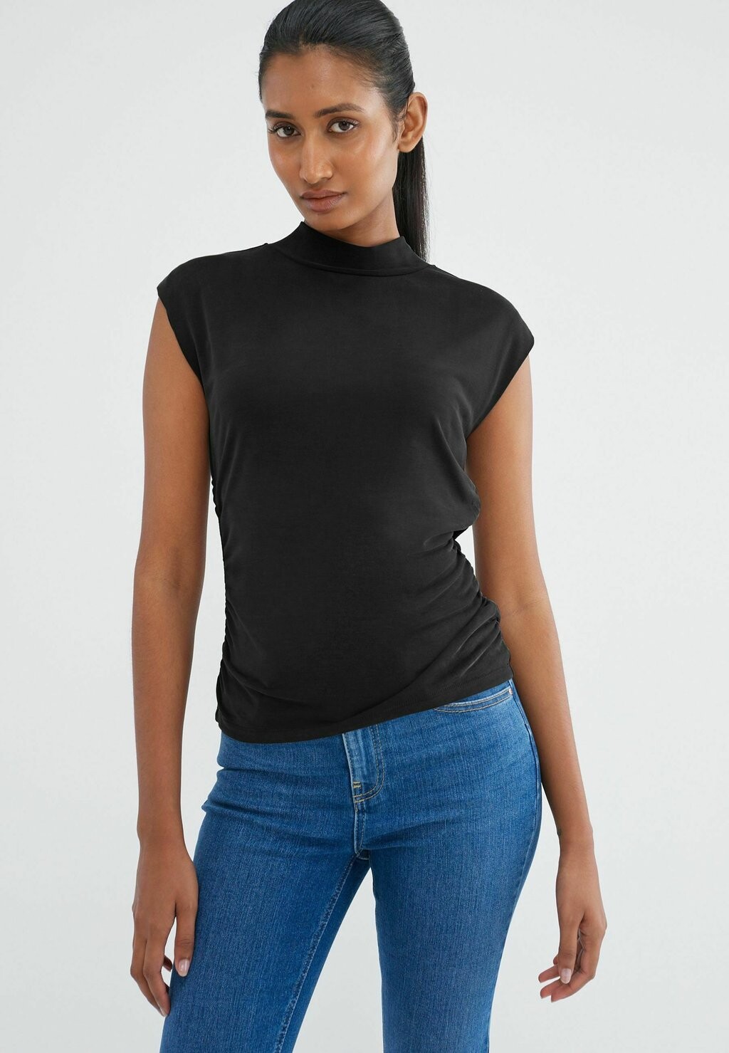 

Футболка базовая HIGH NECK Next, цвет black