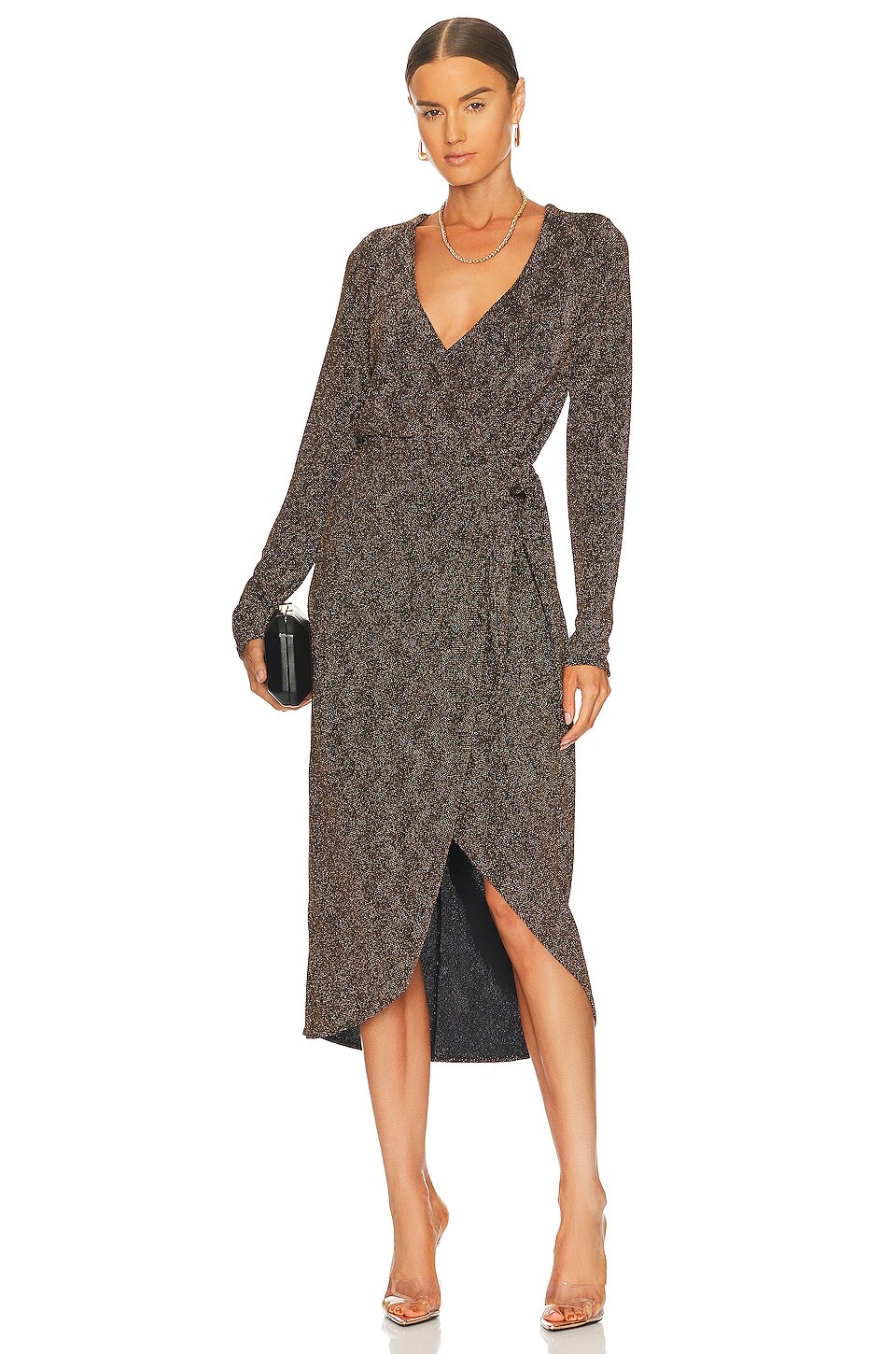 

Платье Show Me Your Mumu Kimora Wrap, цвет Squiggle Sparkle