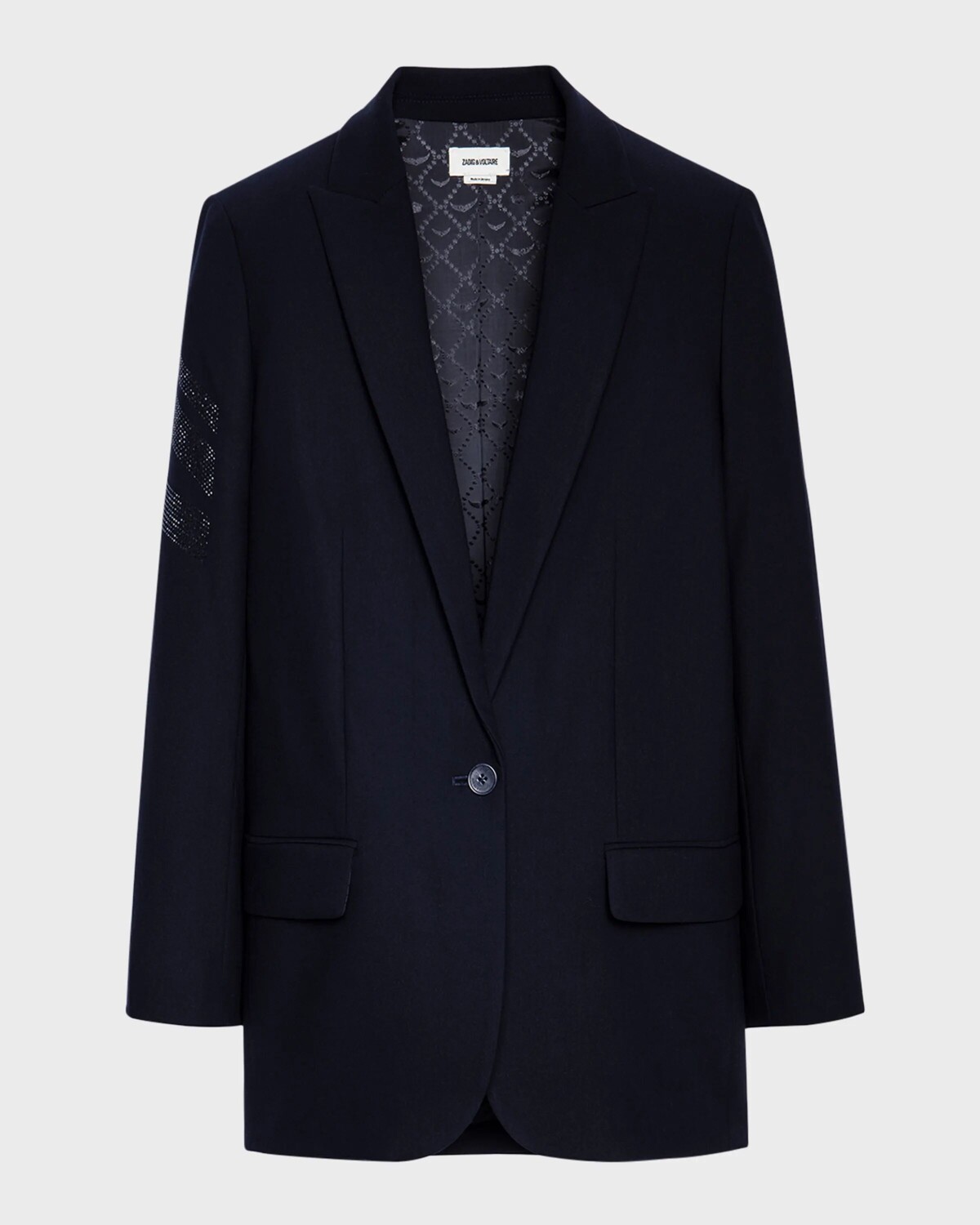 

Блейзер со стразами Viva Arrow Zadig & Voltaire, цвет Encre