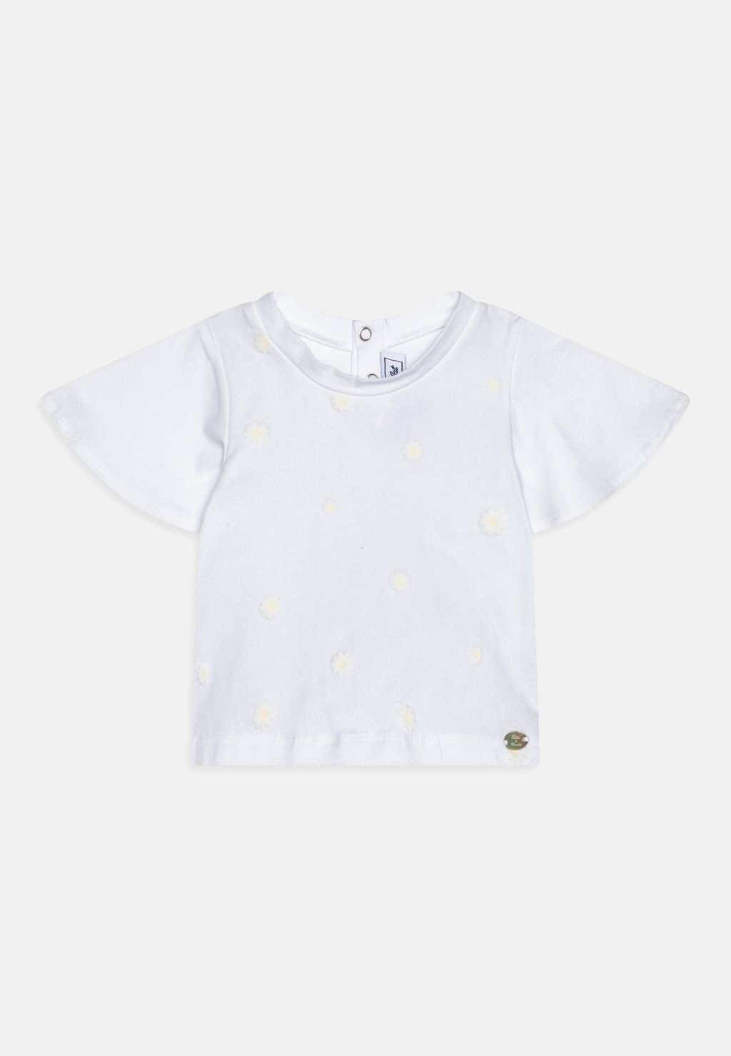 

Футболка с принтом FLARE SLEEVES FLOWER PRINT Tartine et Chocolat, цвет jaune pale