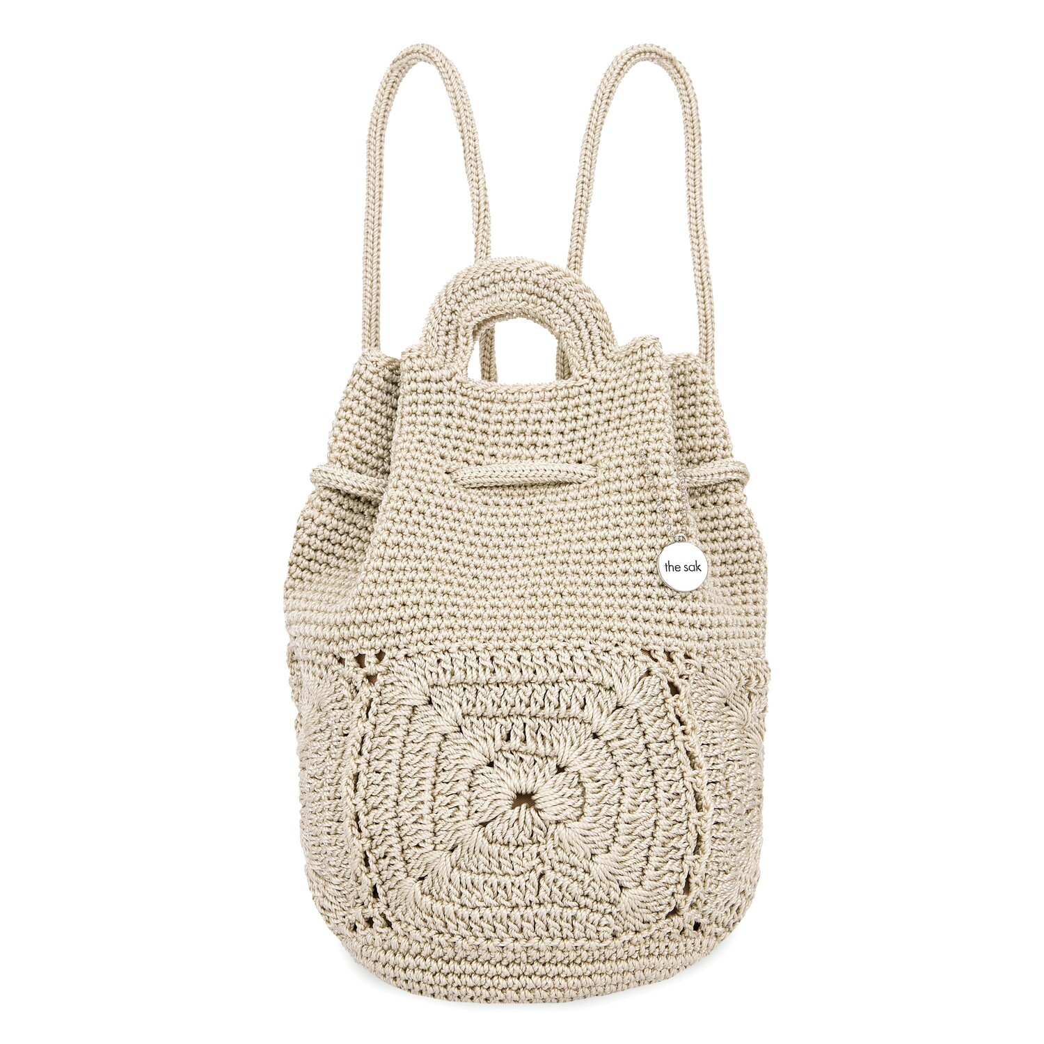 

Маленький рюкзак Dylan The Sak, цвет Hand Crochet - Natural Patch