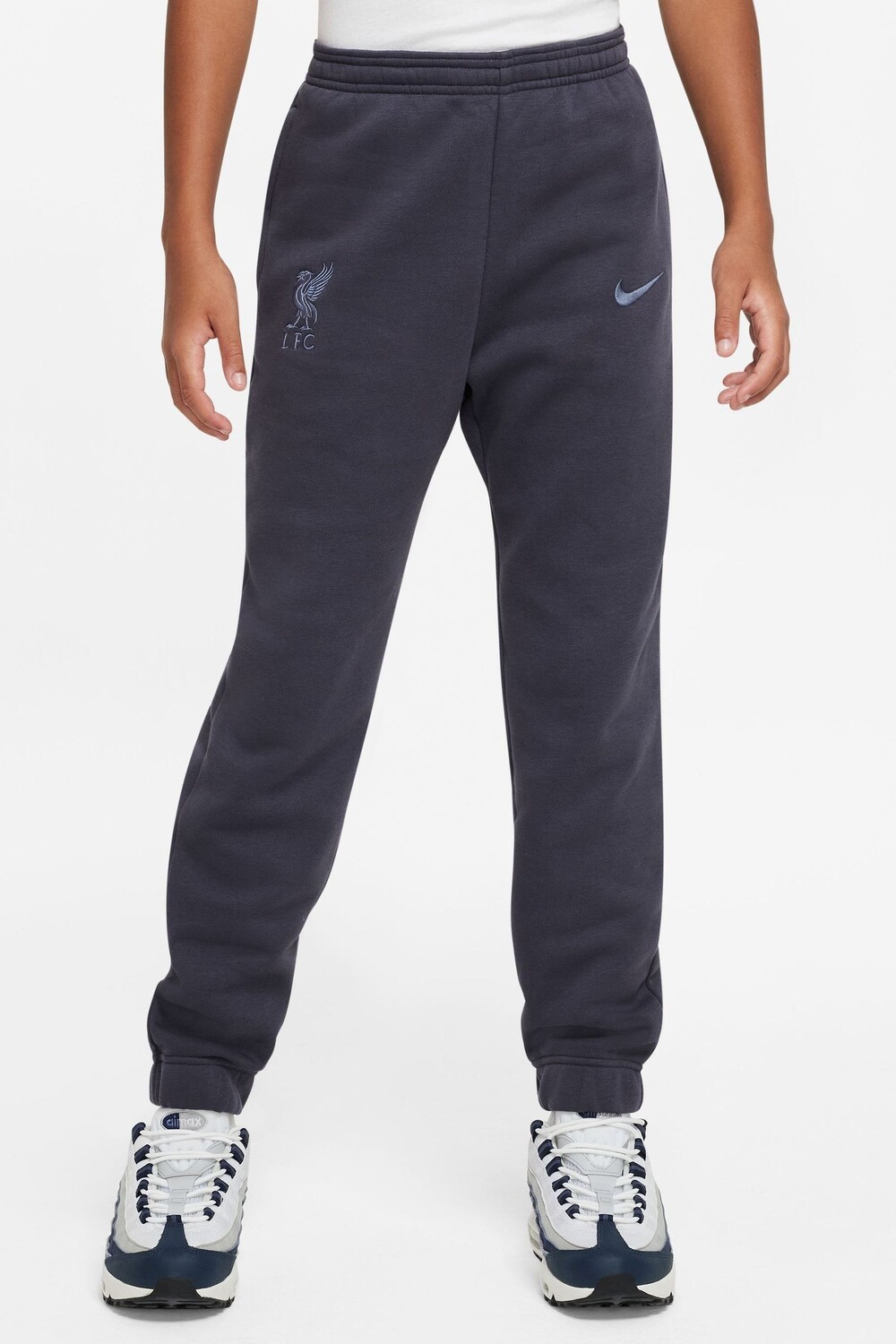 

Liverpool Kids FC Большие флисовые брюки Nike, черный