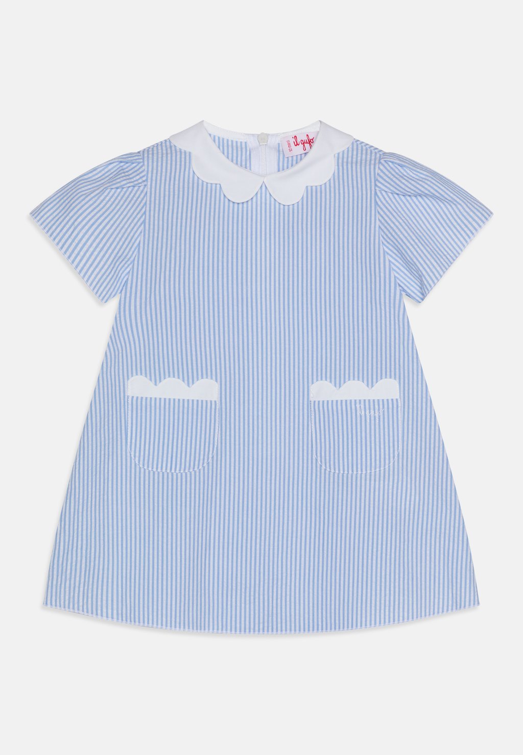 

Дневное платье DRESS STRIPED APRON Il Gufo, цвет light blue