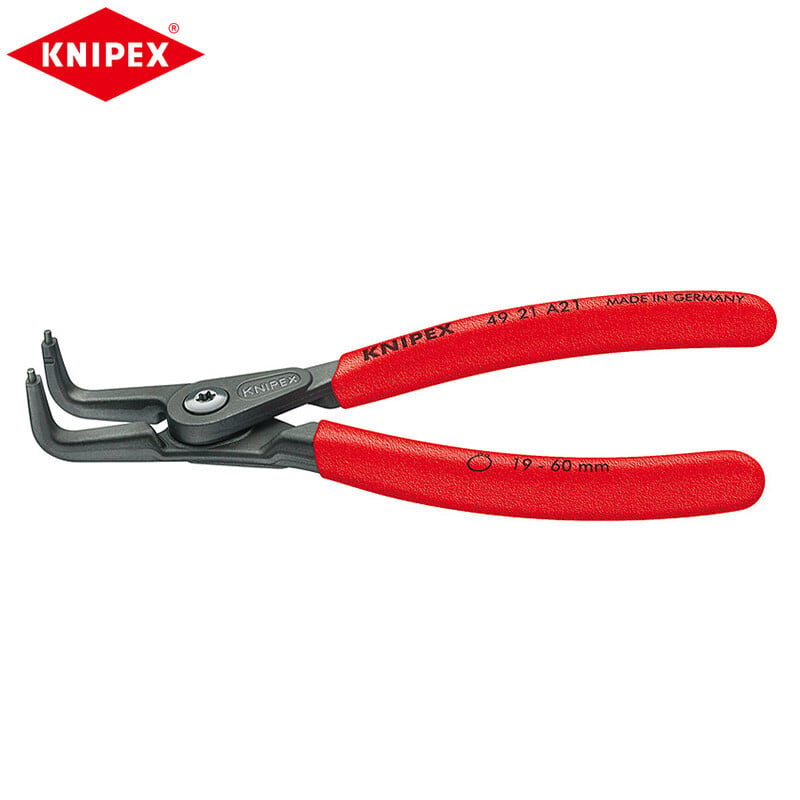 KNIPEX K.49 21 A11 Прецизионные клещи для наружных стопорных колец коленчатого вала с углом 90 градусов 4921A11