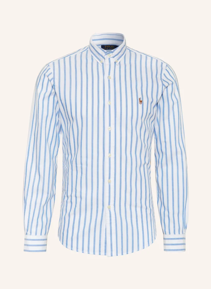 

Рубашка из оксфорда узкого кроя Polo Ralph Lauren, белый