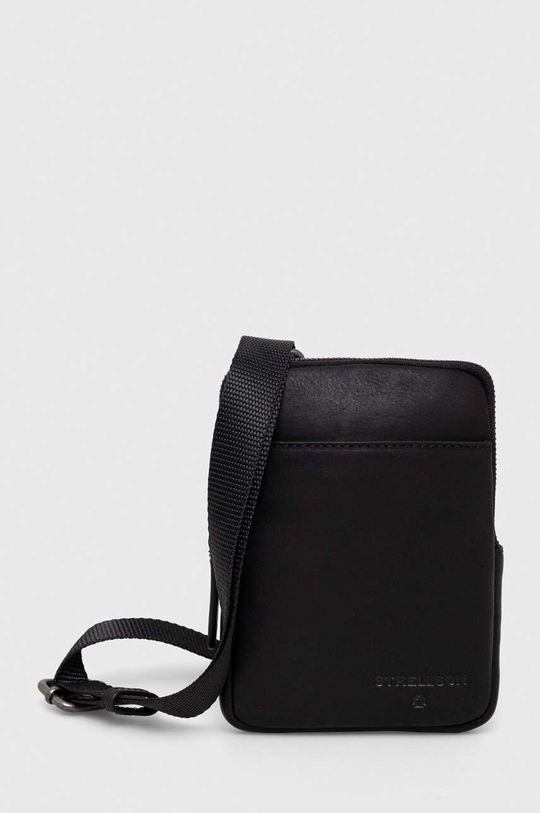 Кожаный клатч Strellson, черный сумка для ноутбука strellson хаки