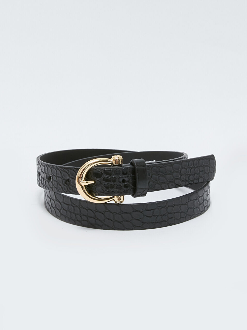 

Женский кожаный ремень с узором LCW ACCESSORIES