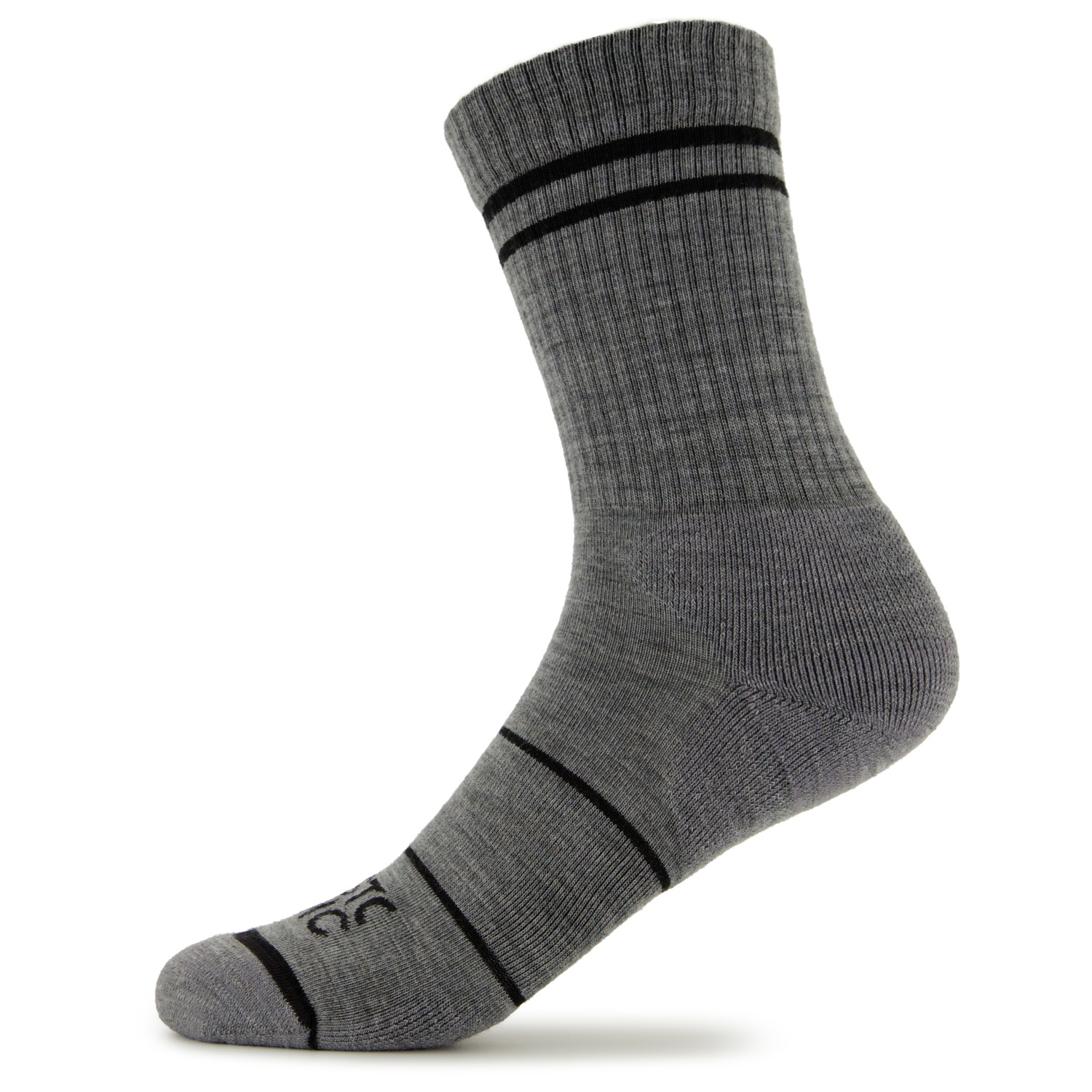 Многофункциональные носки Stoic Merino Crew Tech Rib Stripes Socks, цвет Grey Melange