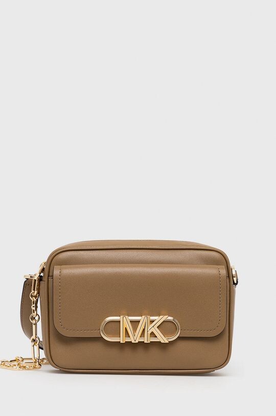 Кожаная сумка MICHAEL Michael Kors, коричневый