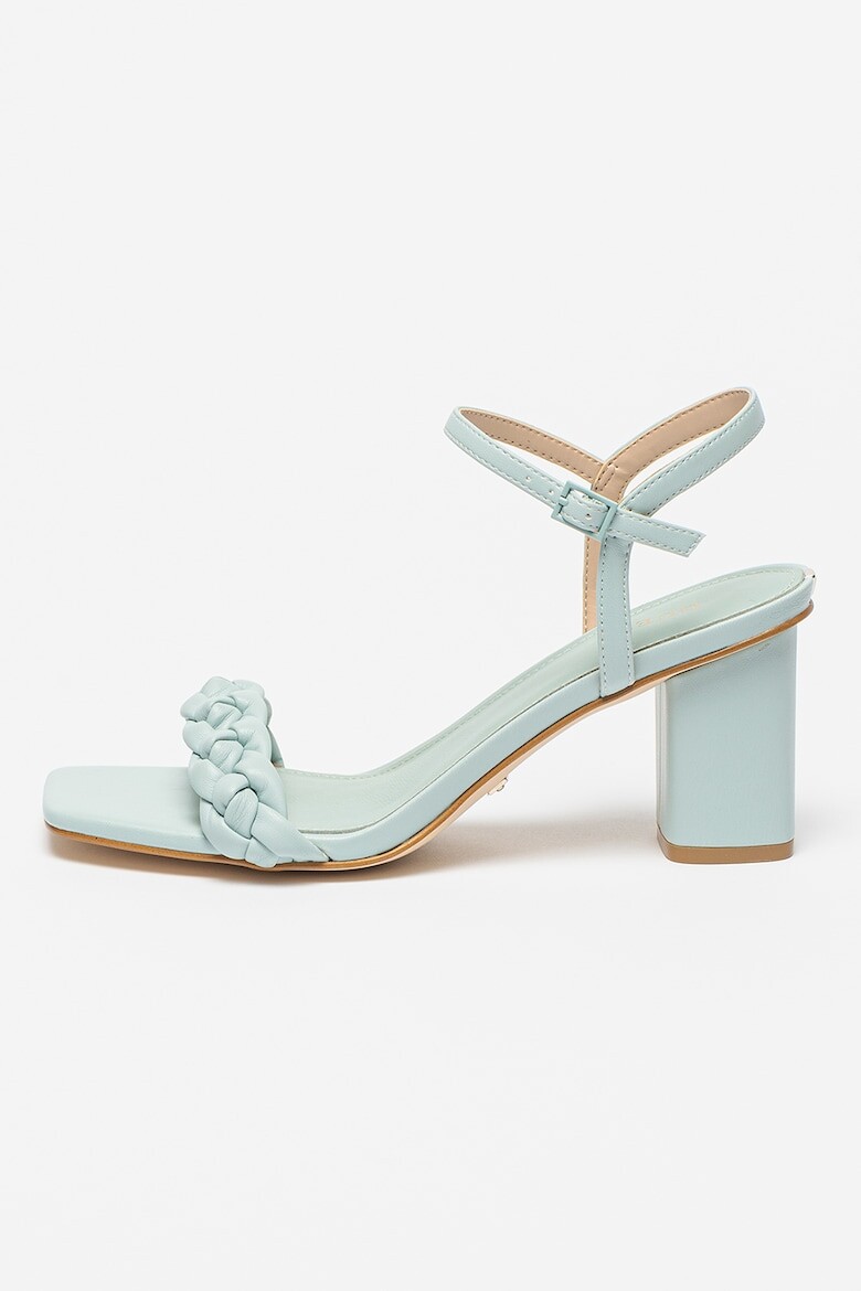 

Сандалии из экокожи на массивном каблуке Guess, синий