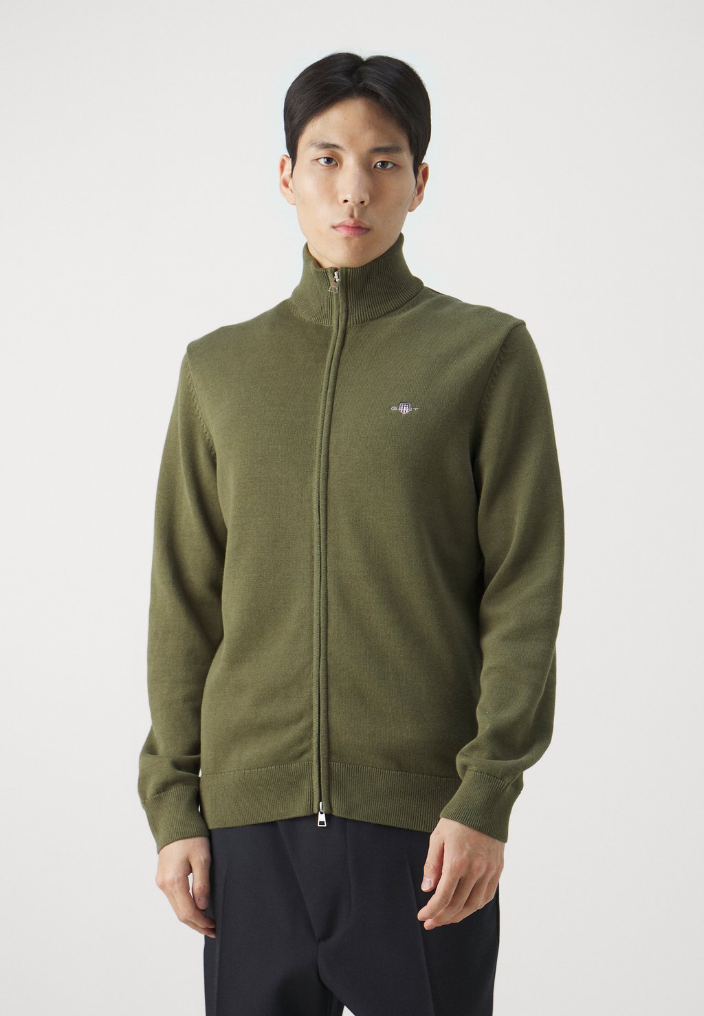 

Кардиган CASUAL ZIP GANT, цвет juniper green