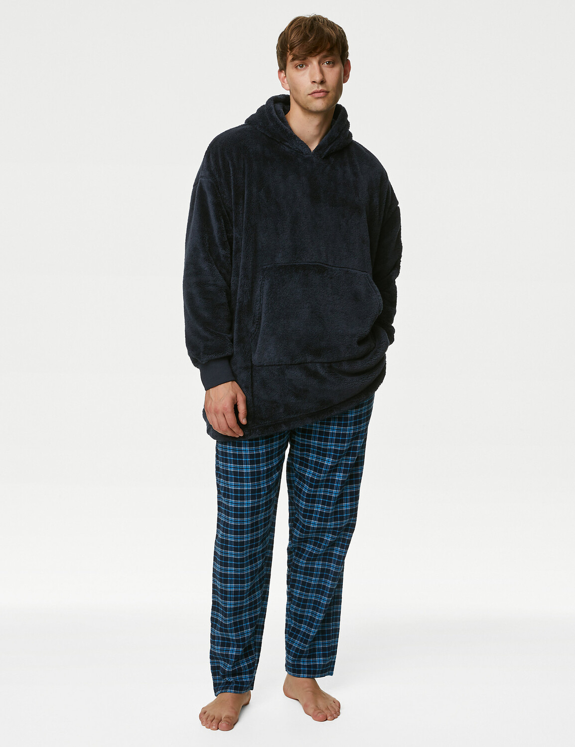 

Флисовая толстовка Supersoft Marks & Spencer, темно-синий