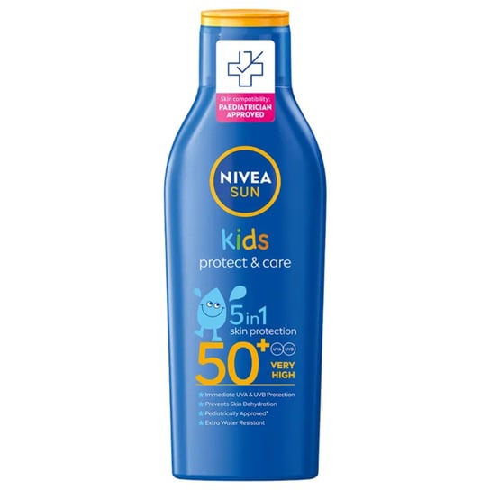 Солнцезащитный лосьон для детей Nivea Kids Protect & Moisture, SPF50, Nivea Sun