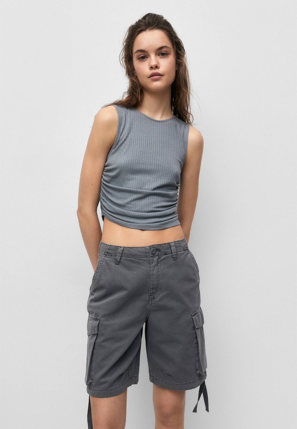 Шорты Pull and Bear skinny