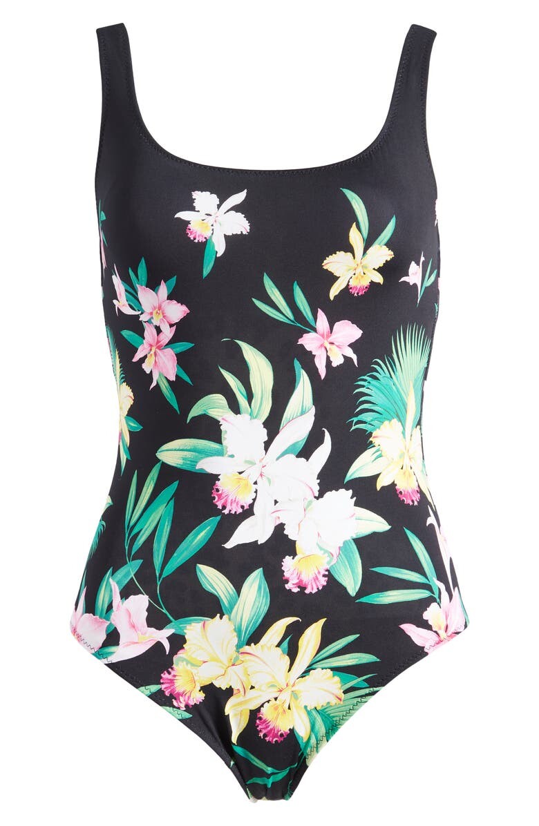 

Двусторонний цельный купальник Orchid Garden TOMMY BAHAMA, Серый