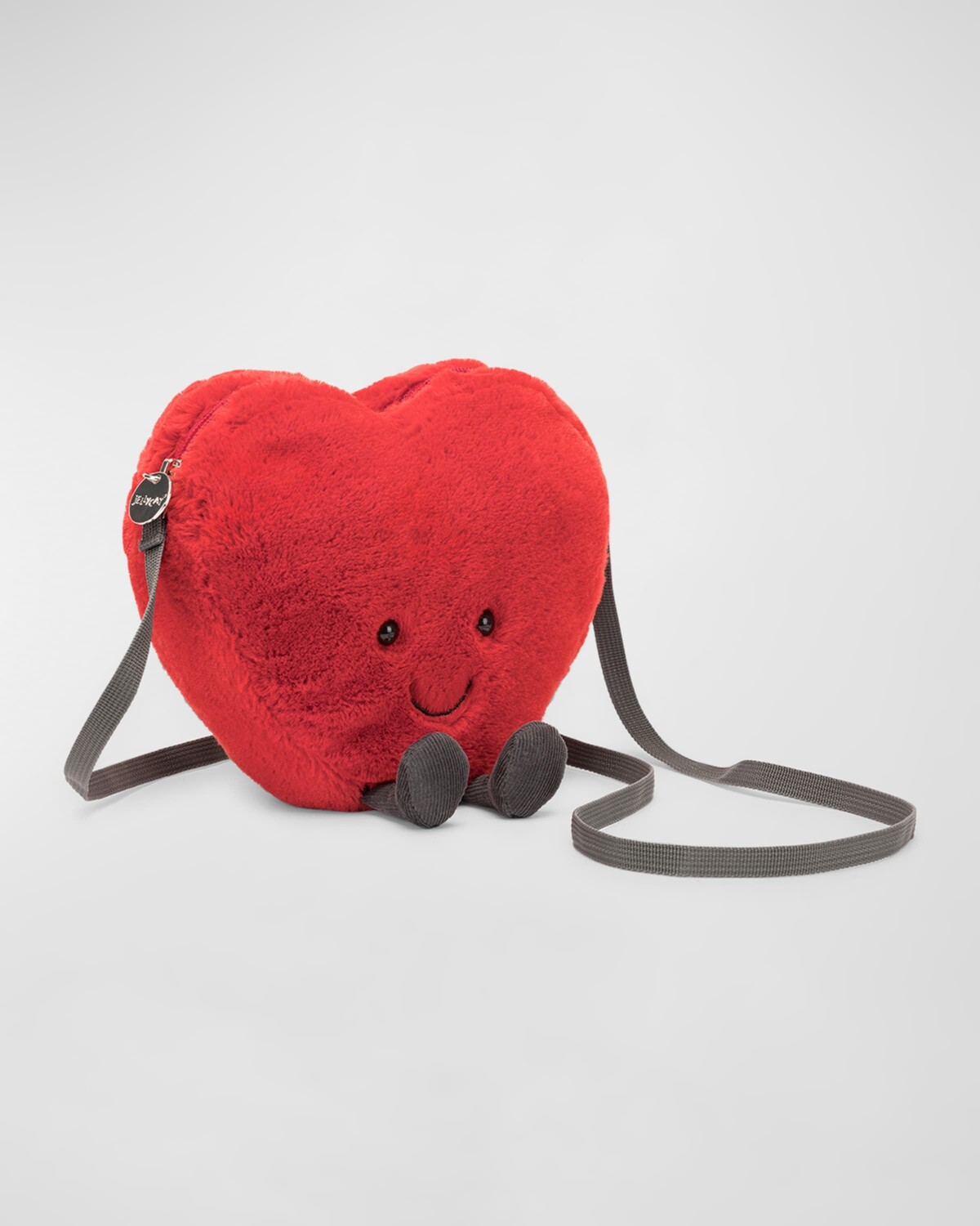 

Детская сумка через плечо с забавным сердечком Jellycat, цвет Red