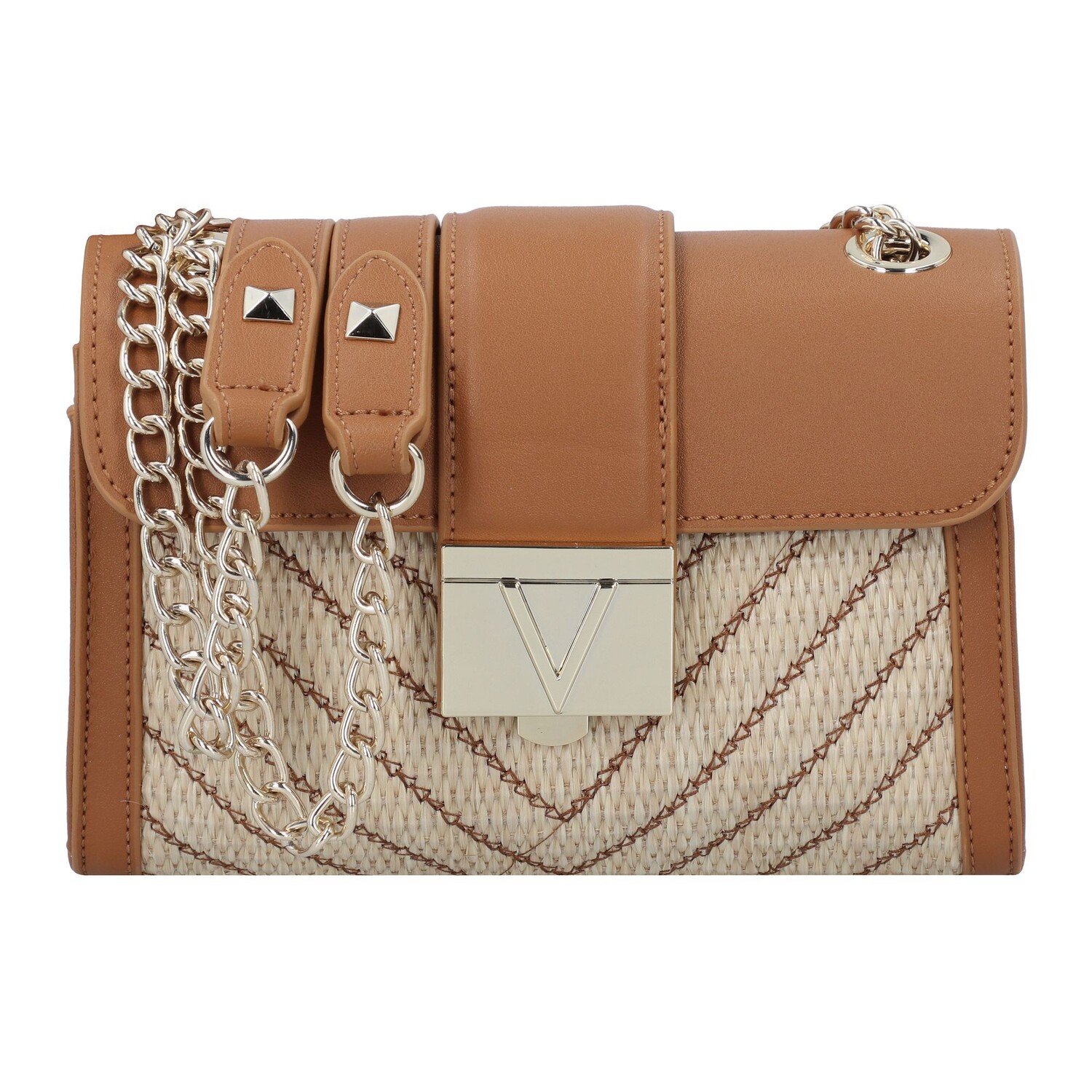 

Сумка через плечо Valentino Tribeca 19 cm, цвет naturale cuoio