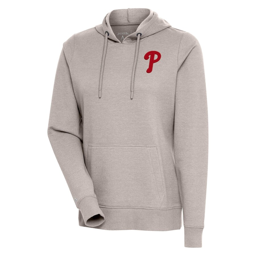 

Пуловер с капюшоном Antigua Philadelphia Phillies, серый