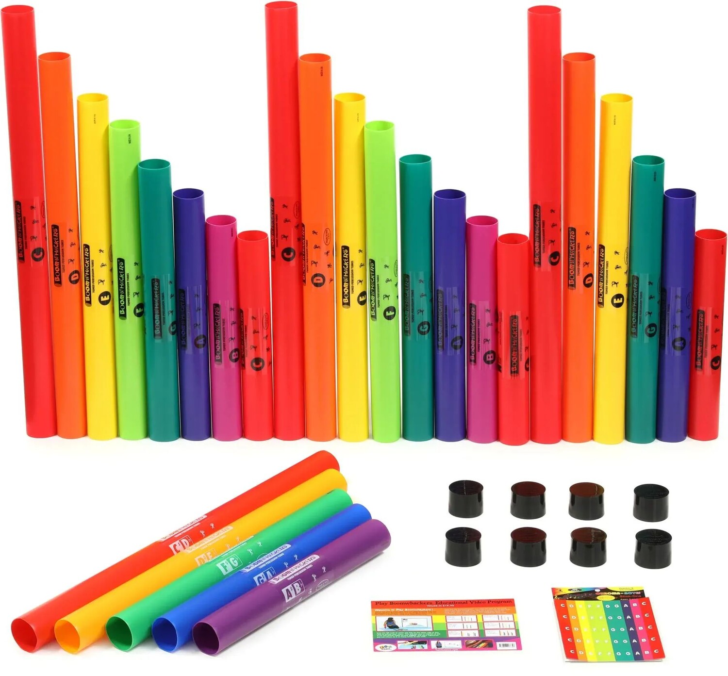 

Классный набор Boomwhackers из 27 предметов