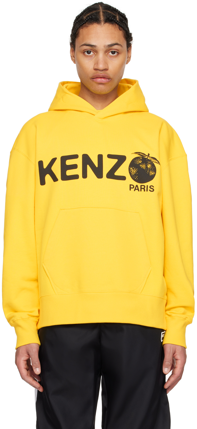 Желтый худи Paris Orange Kenzo
