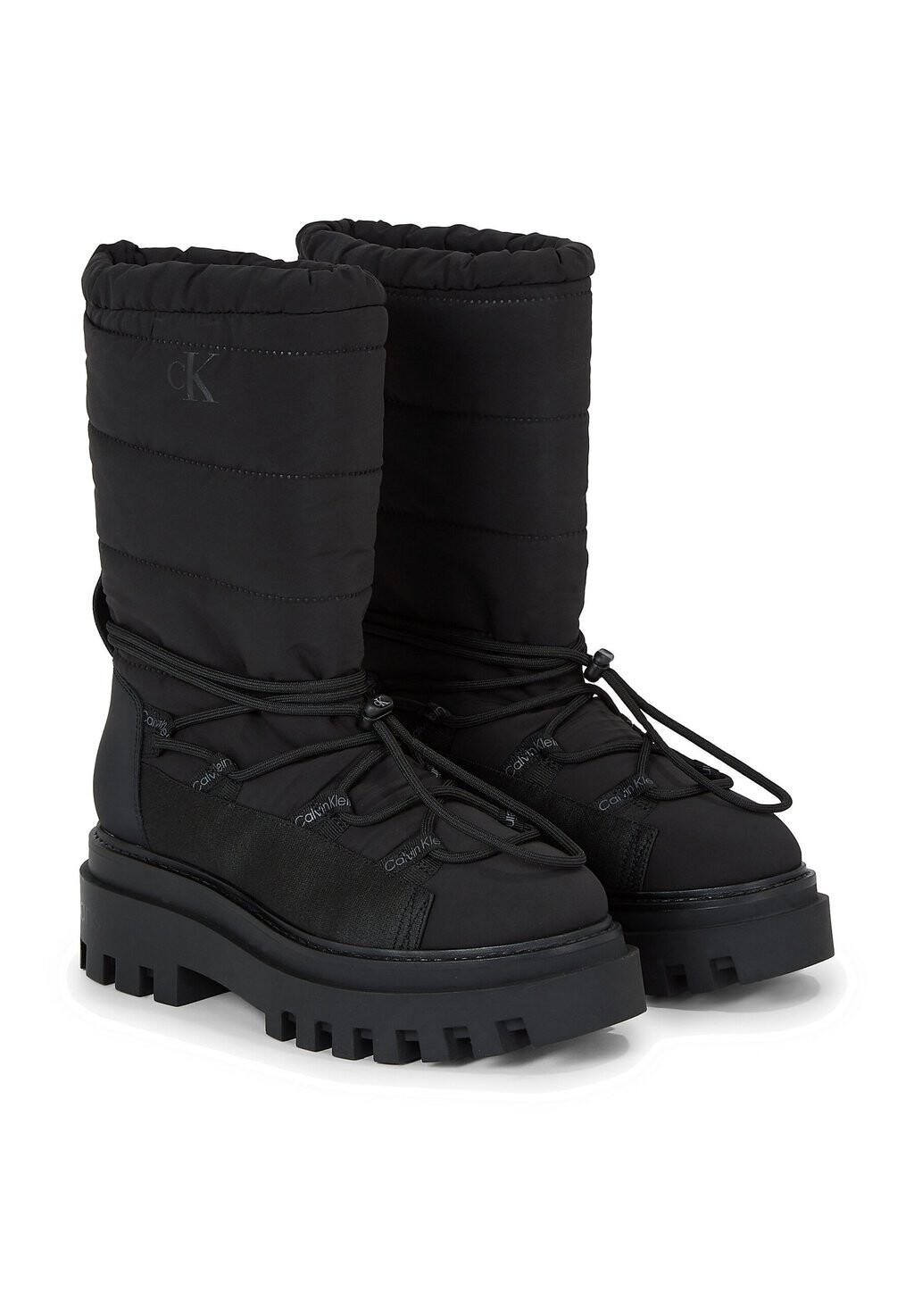 

Зимние ботинки FLATFORM SNOW Calvin Klein Jeans, тройной черный