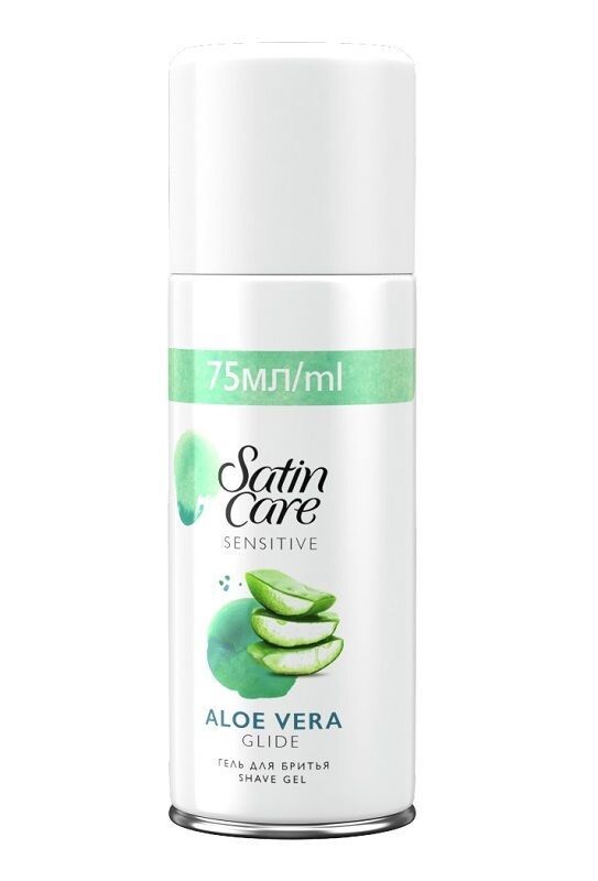 

Gillette Satin Care Aloe Vera Mini гель для бритья, 75 ml