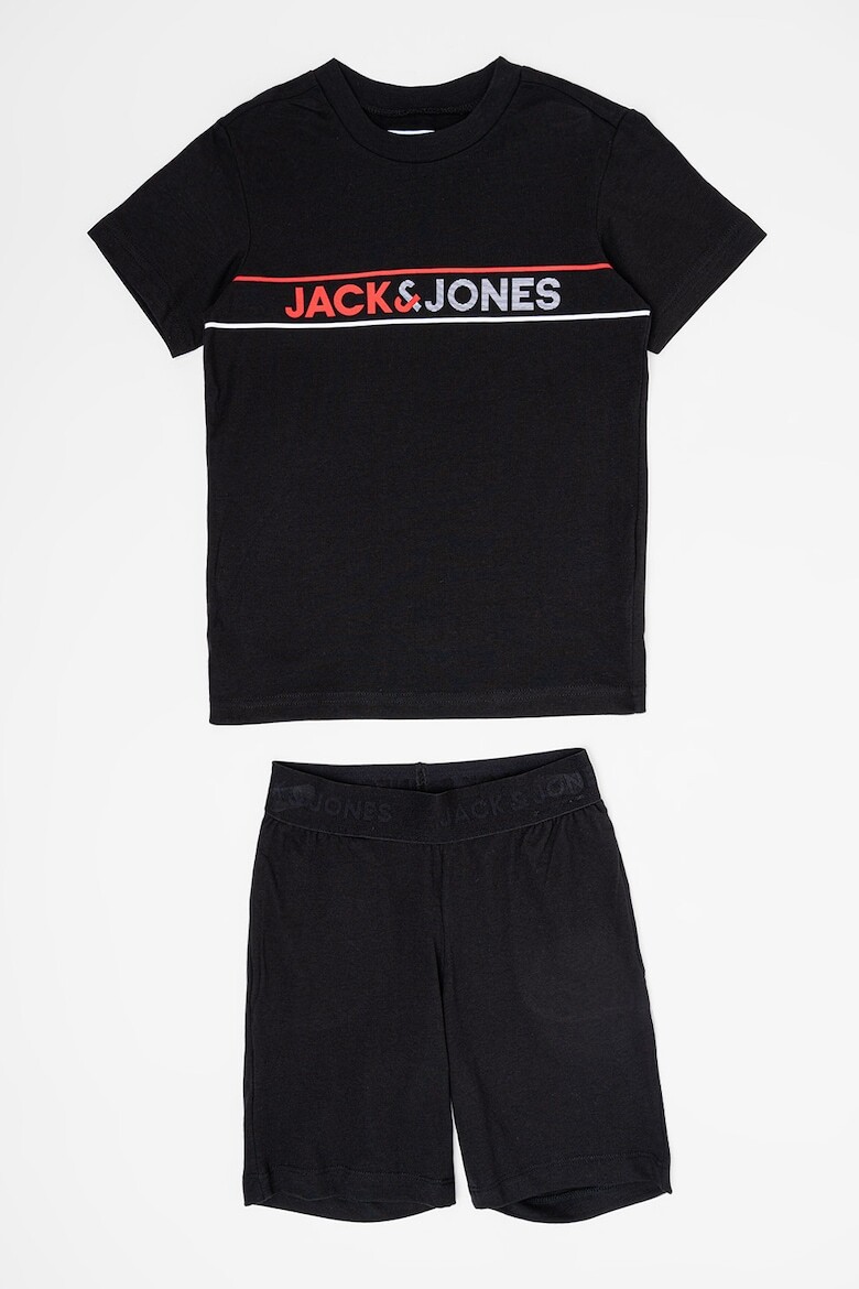 

Короткая хлопковая пижама Jack & Jones, черный