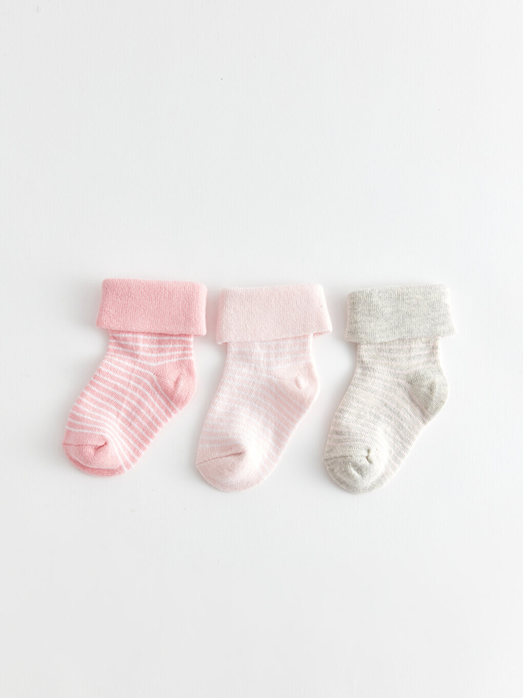 

Полосатые носки для маленьких девочек, носки из 3 предметов LCW baby