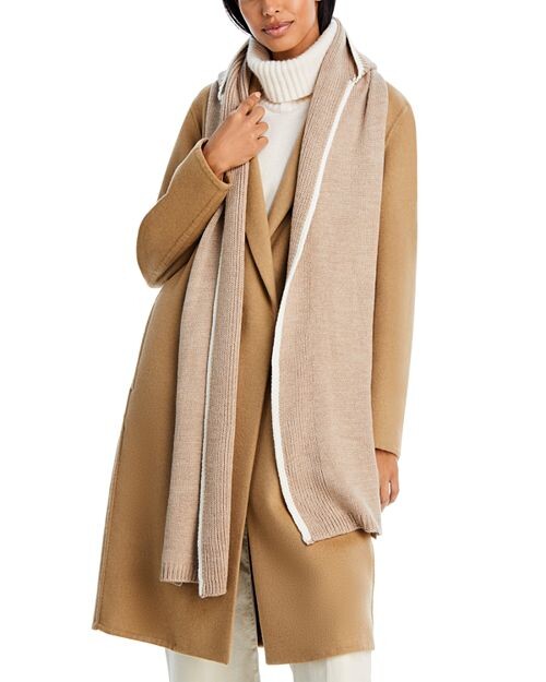 

Вязаный шарф с капюшоном AQUA, цвет Tan/Beige